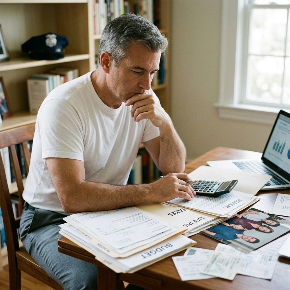 Police officer retirement benefits